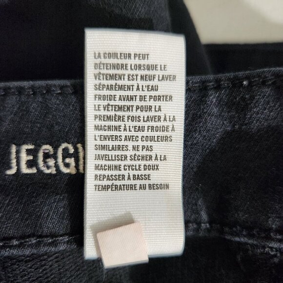 American Eagle Outfitters Skinny Jeans Size 2 Black Jeggings - Picture 12 of 13